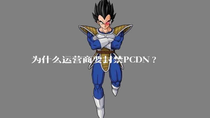 为什么运营商要封禁PCDN?