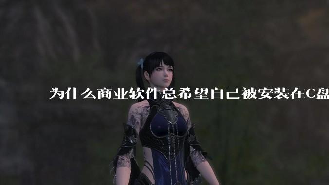 为什么商业软件总希望自己被安装在C盘？