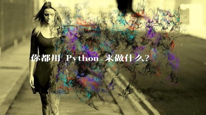 你都用 Python 来做什么？