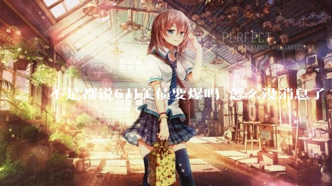 不是都说6月美债要爆吗 怎么没消息了?